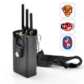 hidden camera with audio and video recording jammer