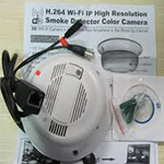 Wi-Fi Smoke Detector Camera